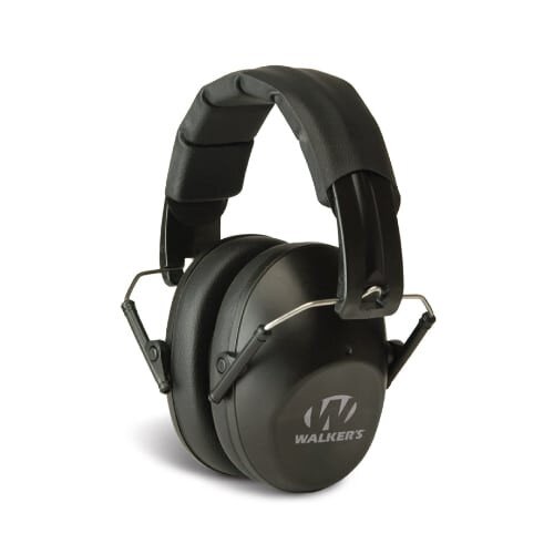 Walkers Game Ear Pro Low Profile Folding Muff - Black