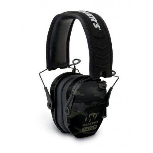 Walkers Game Ear Razor Slim Electronic Muff - Multicam Camo - Black