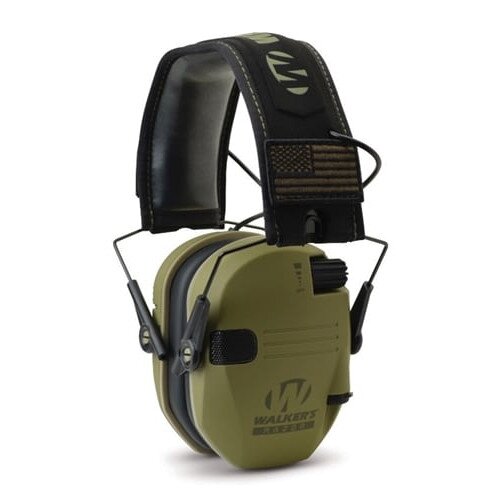 Walkers Game Ear Razor Patriot Series - Olive Drab Green