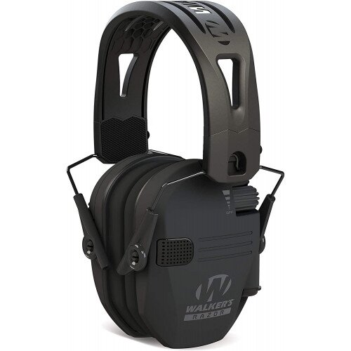 Walkers Game Ear Razor Tacti Grip Series Electronic Earmuffs - Black