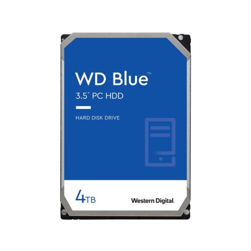 WD Blue PC Desktop Internal Hard Drive - 5400RPM - 64MB - 4TB