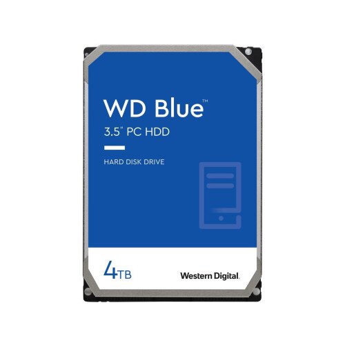 WD Blue PC Desktop Internal Hard Drive - 5400RPM - 256MB - 4TB