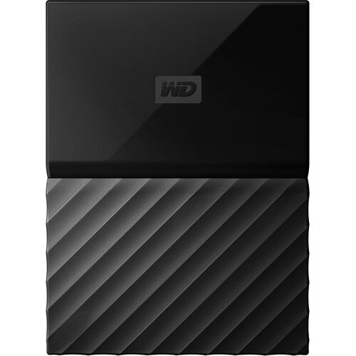 WD My Passport Portable External Hard Drive - Black - 1TB