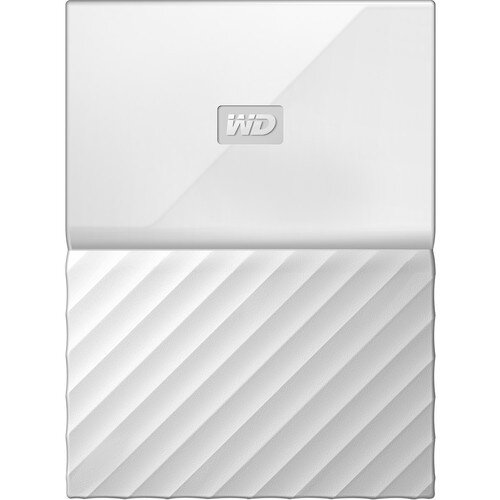 WD My Passport Portable External Hard Drive - White - 2TB