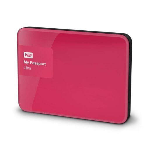 WD My Passport Ultra Portable External Hard Drive - Fierce Pink - 2TB
