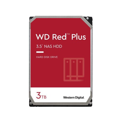 WD Red Plus NAS Internal Hard Drive - 64MB - 3TB - 5400RPM