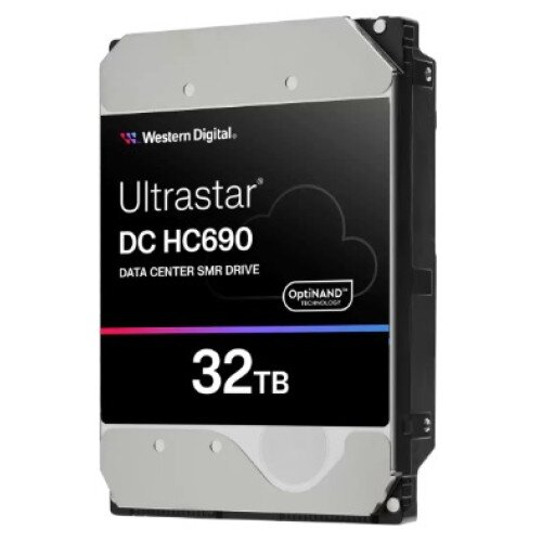 WD Ultrastar DC HC690 Data Center Hard Drive - SATA - SE - PWDIS - 32TB