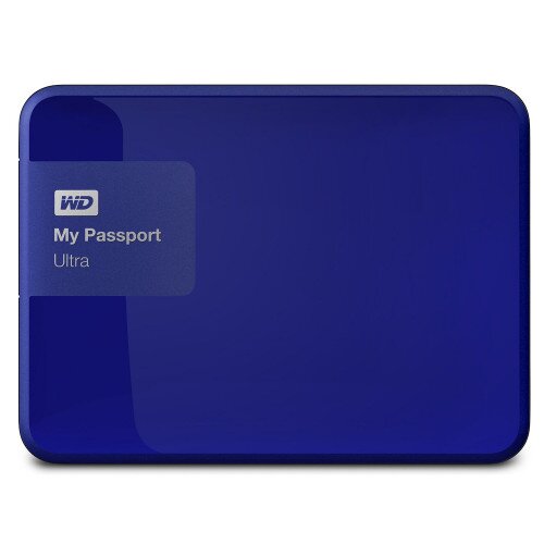 WD My Passport Ultra Portable External Hard Drive - Noble Blue - 2TB