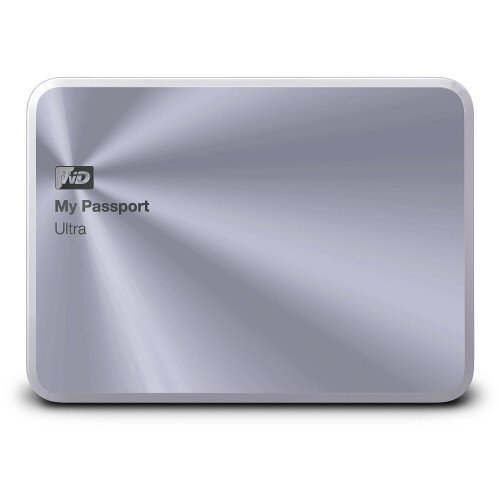 WD My Passport Ultra Metal Edition Portable External Hard Drive - Silver - 4TB