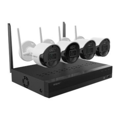 Wisenet 4ch x 4cam 1080p NVR KIT