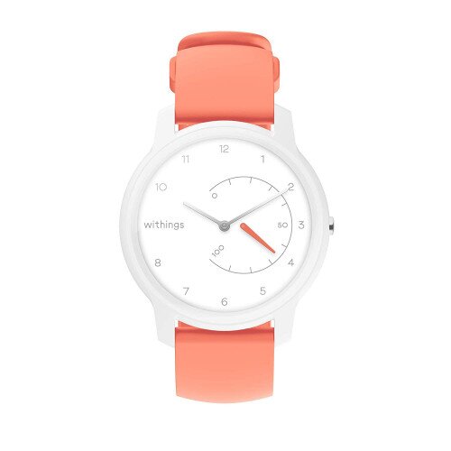 Withings Move Activity Tracking Watch - White & Coral