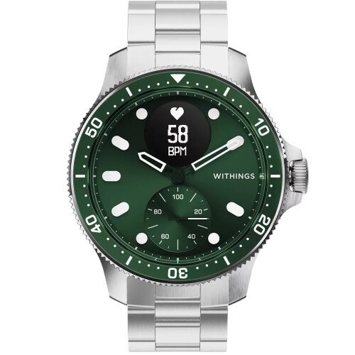 Withings ScanWatch Horizon Hybrid Smartwatch - Green
