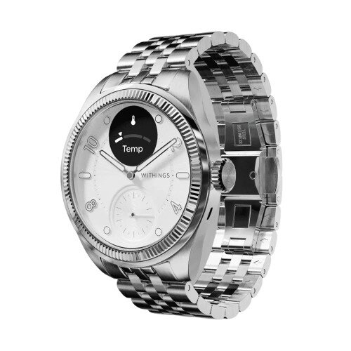 Withings ScanWatch Nova Brilliant Hybrid Smart Watch - US - Titanium Grey