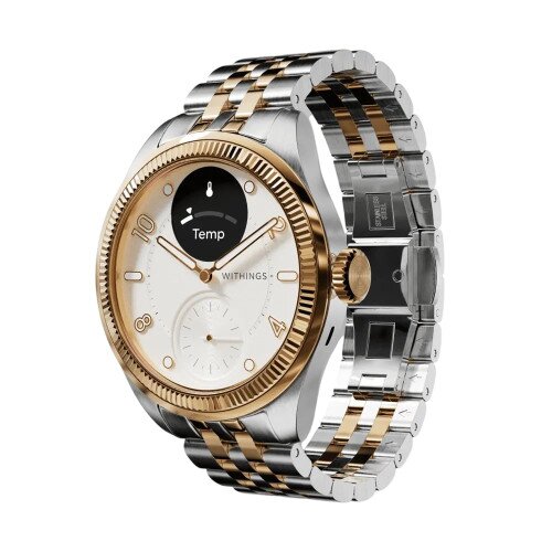 Withings ScanWatch Nova Brilliant Hybrid Smart Watch - GB - Gold