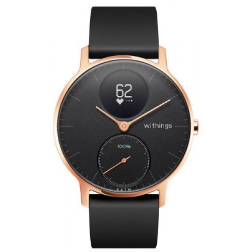 Withings Steel HR Hybrid Smartwatch - Black - Rose Gold - 36mm