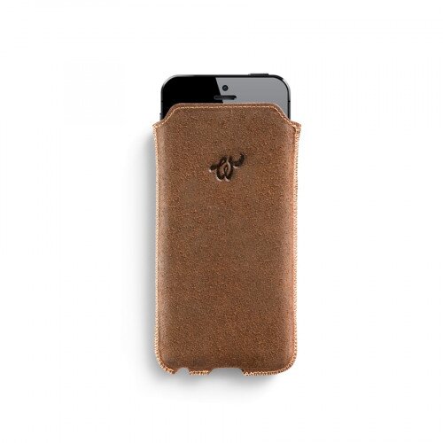 Woolet iPhone 5/6 Leather Cover - Brown - 4.7"