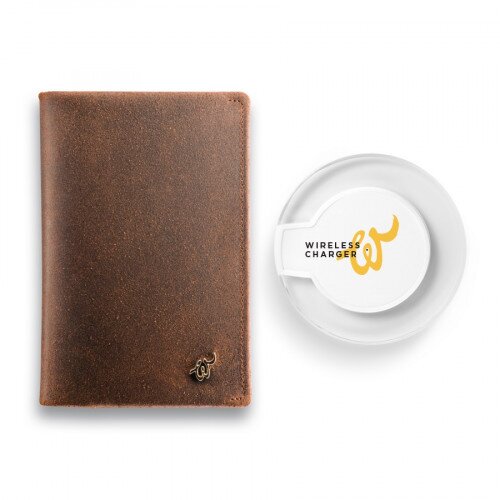 Woolet Travel 2.0 + QI Charger - Brown