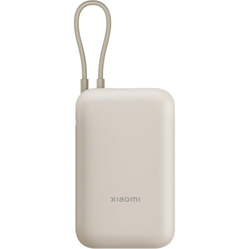 Xiaomi Power Bank 10000mAh (Integrated Cable) - Tan