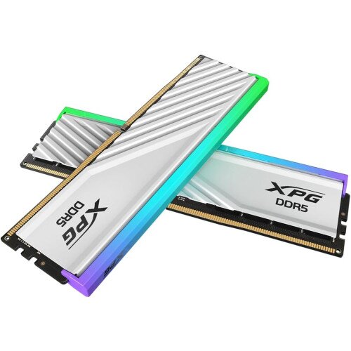 XPG Lancer Blade RGB DDR5 Memory - 32GB (2x16GB) - 6000MT/s - 36 - White