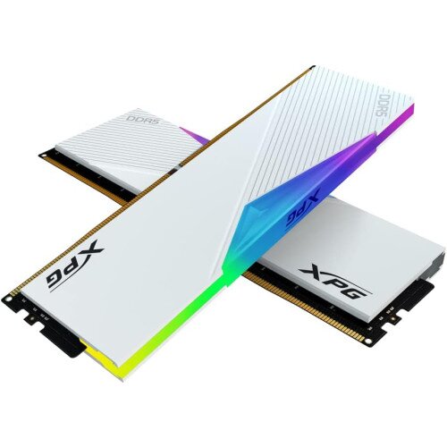 XPG Lancer RGB DDR5 DRAM Module Memory - 48GB (2x24GB) - 6800MT/s - 34 - White