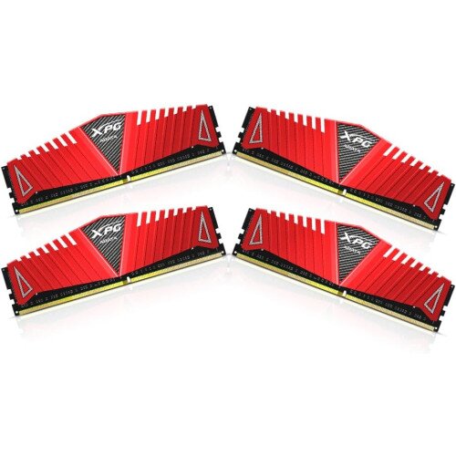 XPG Z1 DDR4 DRAM Module Memory - 64GB (4x16GB) - 3000MHz - 16 - Red