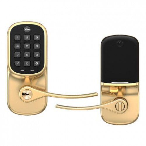 Yale Assure Lever Keypad - Standalone - Polished Brass