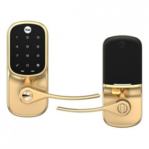 Yale Assure Lever Touchscreen - Standalone - Polished Brass