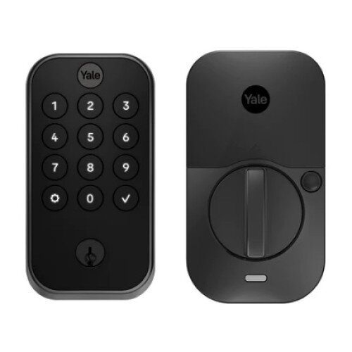 Yale Assure Lock 2 - Keypad - Keyed - Black Suede