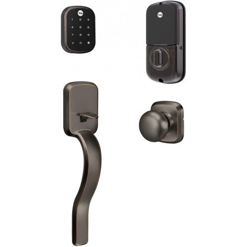 Yale Assure Lock SL with Ridgefield Handleset - Z-Wave Plus - Oil Rubbed Bronze