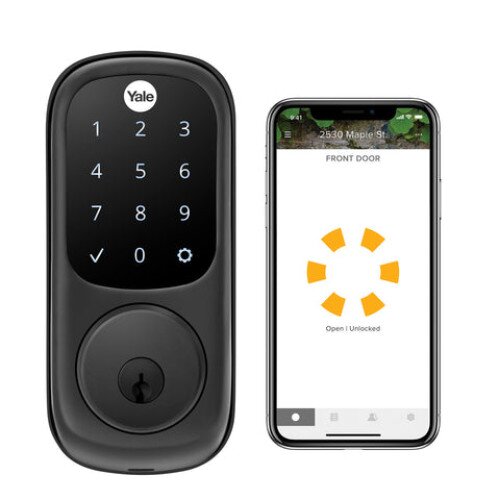 Yale Assure Lock Touchscreen with Wi-Fi and Bluetooth - Black Suede