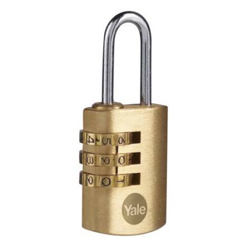 Yale Brass Dial Combination Padlock