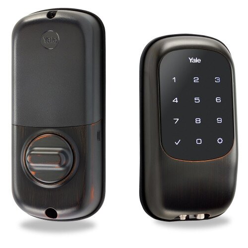 Yale YRD120 Touchscreen Deadbolt T1L with Z-Wave - Oil Rubbed Bronze