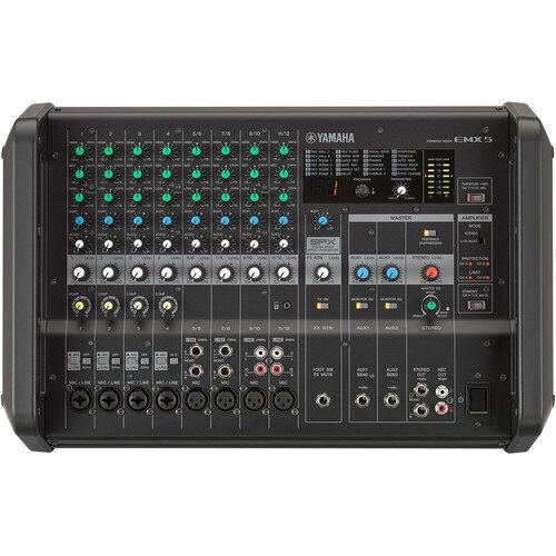 Yamaha EMX5 12-Channel 1260W Powered Mixer