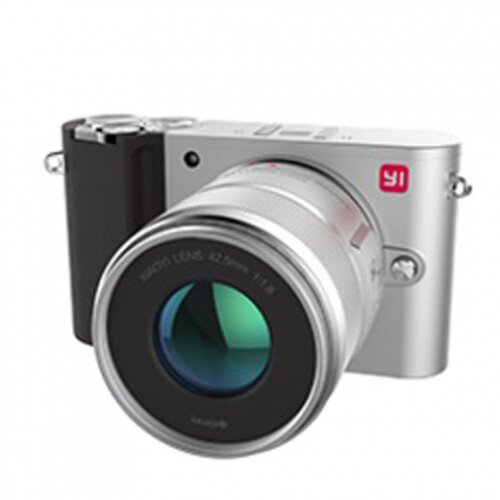YI M1 Mirrorless Digital Camera - 12-40mm F3.5-5.6 Lens and 42.5mm F1.8 Lens - Ice Silver