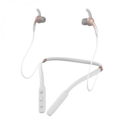 ZAGG Flex Force 2 Wireless Neckband Earbuds - White/Rose Gold