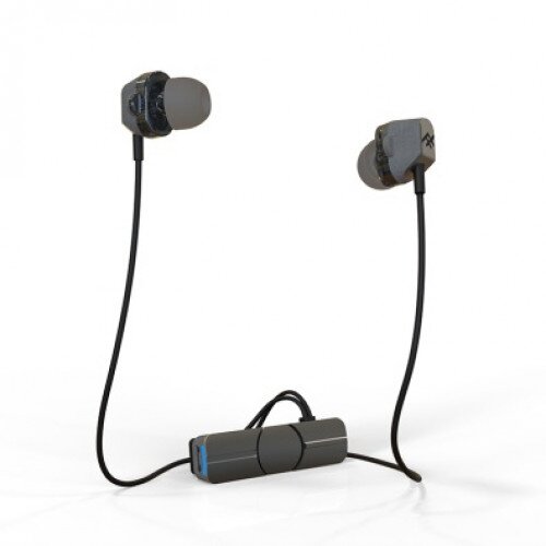 ZAGG IFROGZ Impulse Duo Dual Driver Wireless Earbuds - Black/Gray