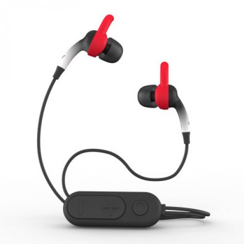 ZAGG Sound Hub Plugz Original Lightweight Wireless Earbuds - Black & Red
