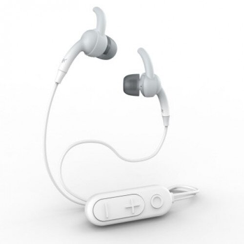 ZAGG Sound Hub Plugz Original Lightweight Wireless Earbuds - White/Gray