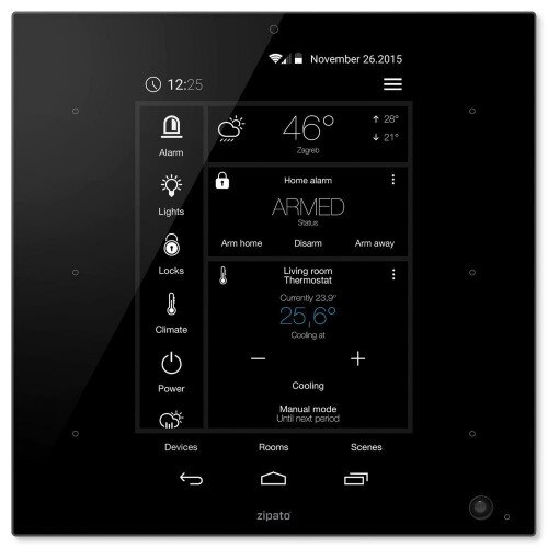 Zipato ZipaTile Smart Home Control - Black