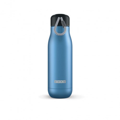 Zoku 18OZ Stainless Steel Bottle - Metallic Blue