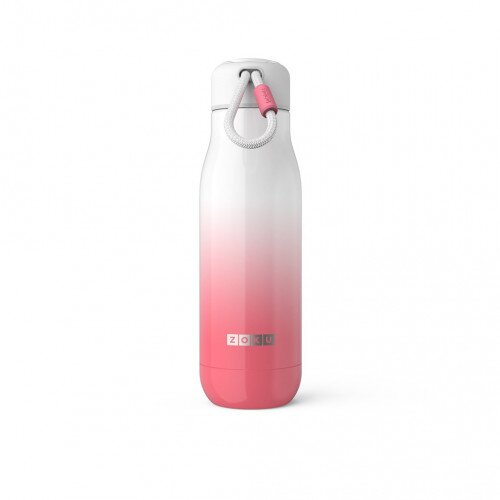 Zoku 18oz Stainless Steel Bottle - Pink Ombre