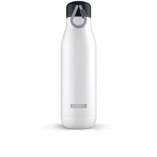 Zoku 25OZ Stainless Steel Bottle - White