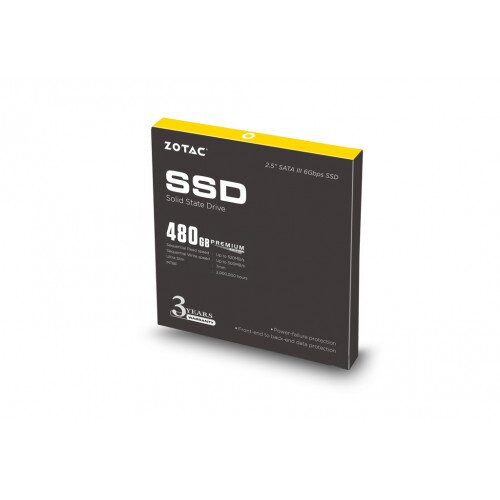 ZOTAC 2.5" SATA III Premium Edition SSD - 480GB