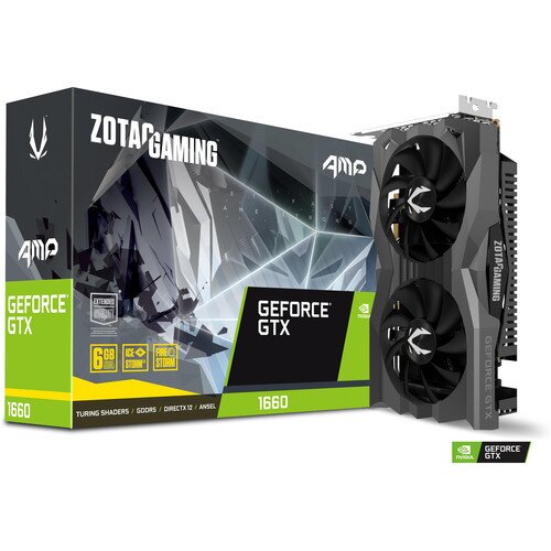 ZOTAC Gaming GeForce GTX 1660 AMP 6GB GDDR5 Graphics Card