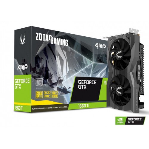 ZOTAC Gaming Geforce GTX 1660 Ti AMP 6GB GDDR6 Graphics Card