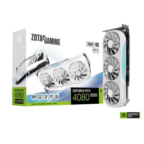 ZOTAC GAMING GeForce RTX 4080 SUPER Trinity OC White Edition 16GB GDDR6X Graphics Card