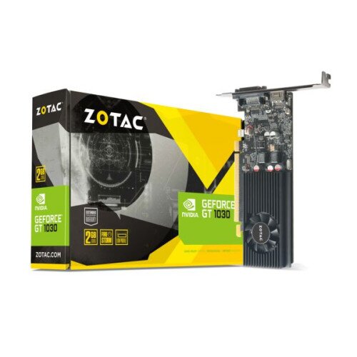 ZOTAC GeForce GT 1030 2GB GDDR5 HDMI/DVI Low Profile Graphics Card