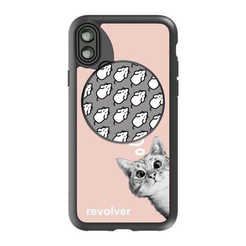 Ztylus iPhone XS Max Revolver M Series Lens Kit - Sneaky Cat - 6 in 1 Lens