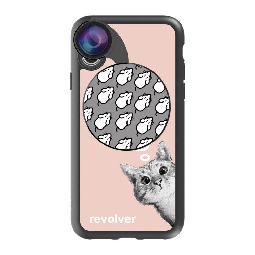 Ztylus iPhone XS Max Revolver M Series Lens Kit - Sneaky Cat - 4 in 1 Lens