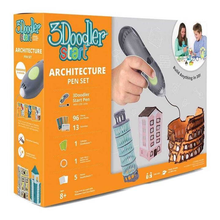 Buy 3Doodler Start Architecture 3D Printing Pen Set - Grey ...